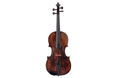 Lot 20 - A French violin stamped Moitessier; and two bows