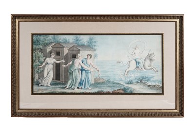 Lot 828 - 19th Century British School - Zeus and Europa | watercolour