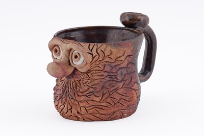 Lot 381 - A studio pottery mug