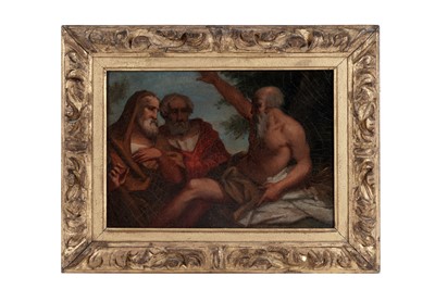 Lot 717 - 19th Century Continental School - Biblical Scene | oil