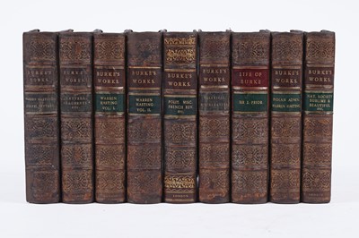 Lot 531 - The Works on the Right Honourable Edmund Burke