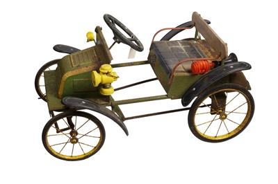 Lot 193 - A Tri-Ang vintage De Dion Bouton style pedal car