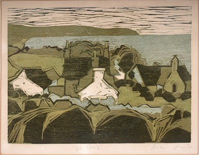 Lot 244 - Berwyn Jones - Ty'n Graig | woodcut