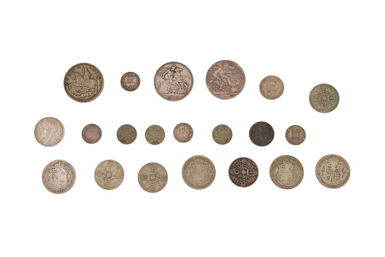 Lot 68 - A collection of late 19th Century and later coinage