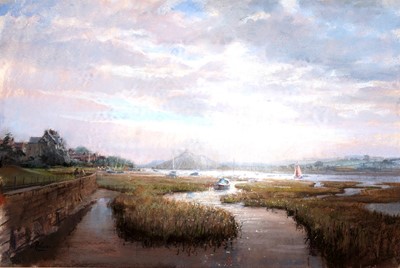 Lot 550 - Walter Holmes - Alnmouth | pastel