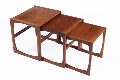 Lot 505 - G Plan: a ‘Quadrille’ nest of three teak tables