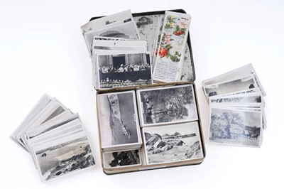 Lot 260 - Three early 20th Century postcard albums; and other items