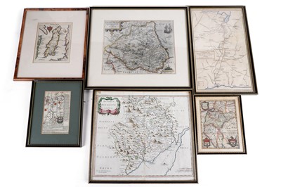 Lot 182 - A collection of antiquarian maps