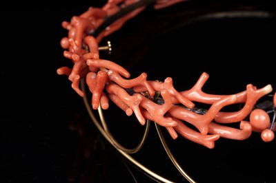 Lot 502 - A 19th Century coral tiara