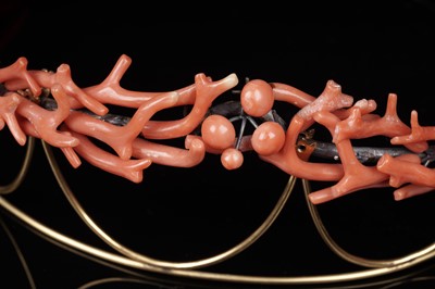 Lot 502 - A 19th Century coral tiara
