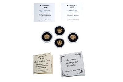 Lot 49 - Four gold coins
