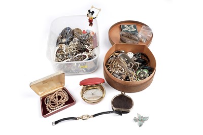 Lot 232 - A collection of costume jewellery and watches