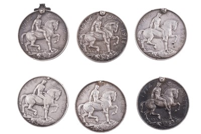 Lot 111 - Six George V First World War medals