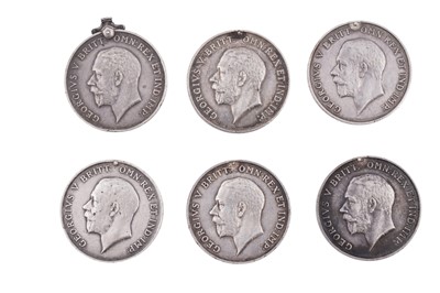 Lot 111 - Six George V First World War medals