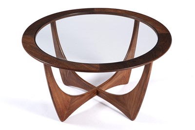 Lot 584 - G Plan: a teak and glass circular ‘Astro’ coffee table