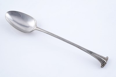 Lot 128 - An early George III silver spoon