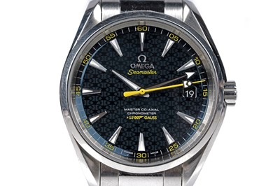 Lot 421 - Omega Seamaster Master Co-Axial Chronometer Aqua Terra James Bond 007 wristwatch