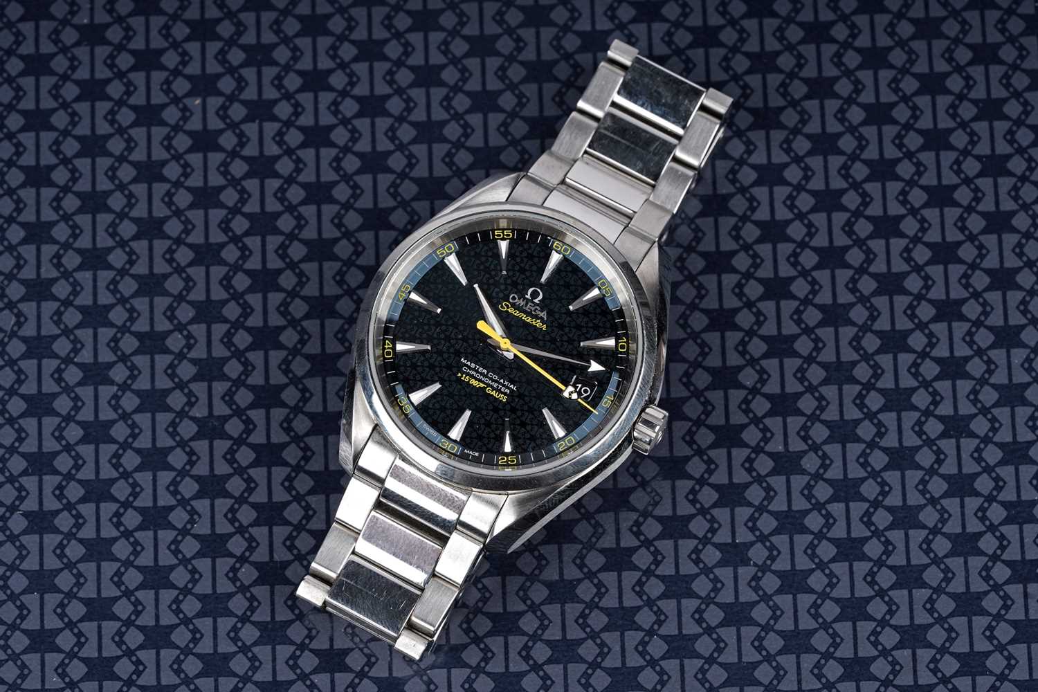 Lot 421 - Omega Seamaster Master Co-Axial Chronometer Aqua Terra James Bond 007 wristwatch