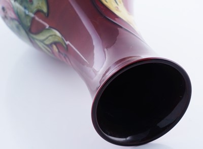 Lot 862 - A Walter Moorcroft 'Arum Lily' flambe vase