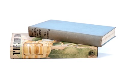 Lot 147 - Two first edition novels by Ian Fleming: From Russia, With Love; and The Man with the Golden Gun