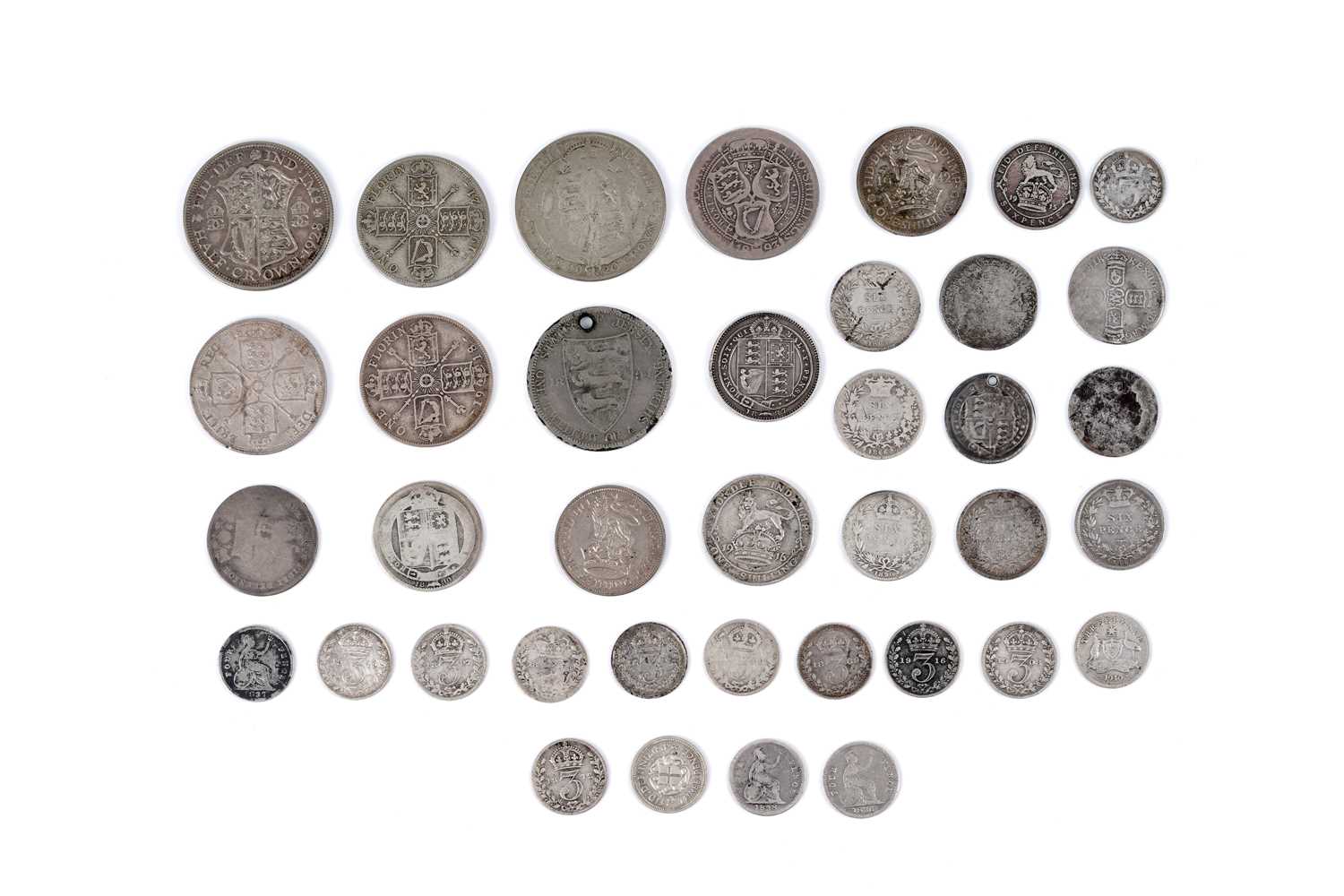 Lot 63 - A collection of pre-1919 coinage and a collection of pre-1947 coinage