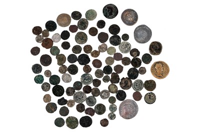 Lot 64 - A collection of Roman; and other ancient coins