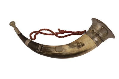 Lot 191 - A 19th Century Scottish style hunting horn
