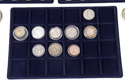 Lot 77 - A collection of mainly British commemorative coins and tokens
