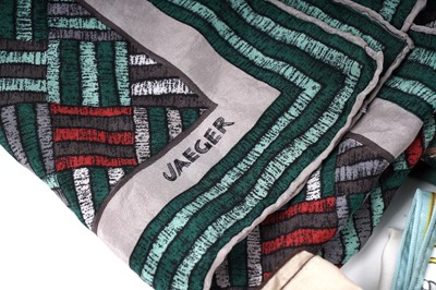 Lot 225 - A group of designer scarves including: Givenchy