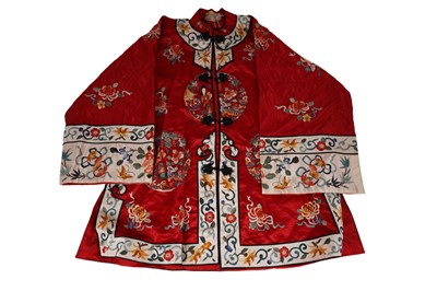 Lot 222 - A Chinese Golden Bee silk jacket