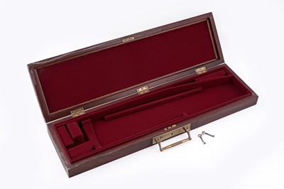 Lot 188 - A mahogany gun case