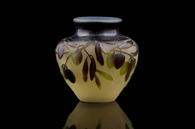 Lot 953 - A Galle cameo glass vase