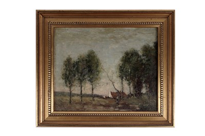 Lot 704 - Follower of Corot - The Leaning Tree | oil
