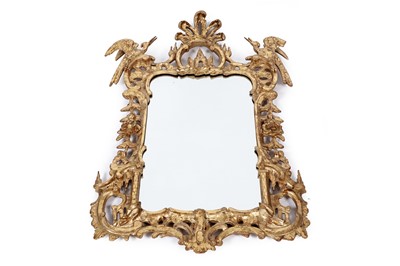 Lot 1055 - A 20th Century Georgian Chinese Chippendale style mirror