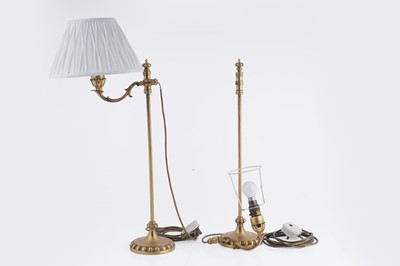 Lot 262 - A pair of Victorian Ormolu table lamps