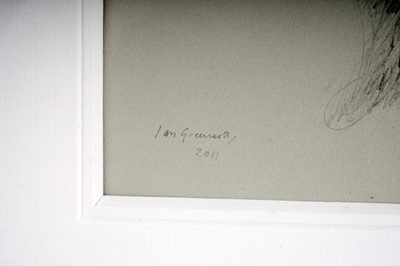 Lot 584 - Ian Greensitt - Hare | pencil drawing