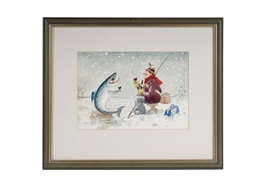 Lot 594 - John Thomas Young Gilroy - Negotations | mixed media