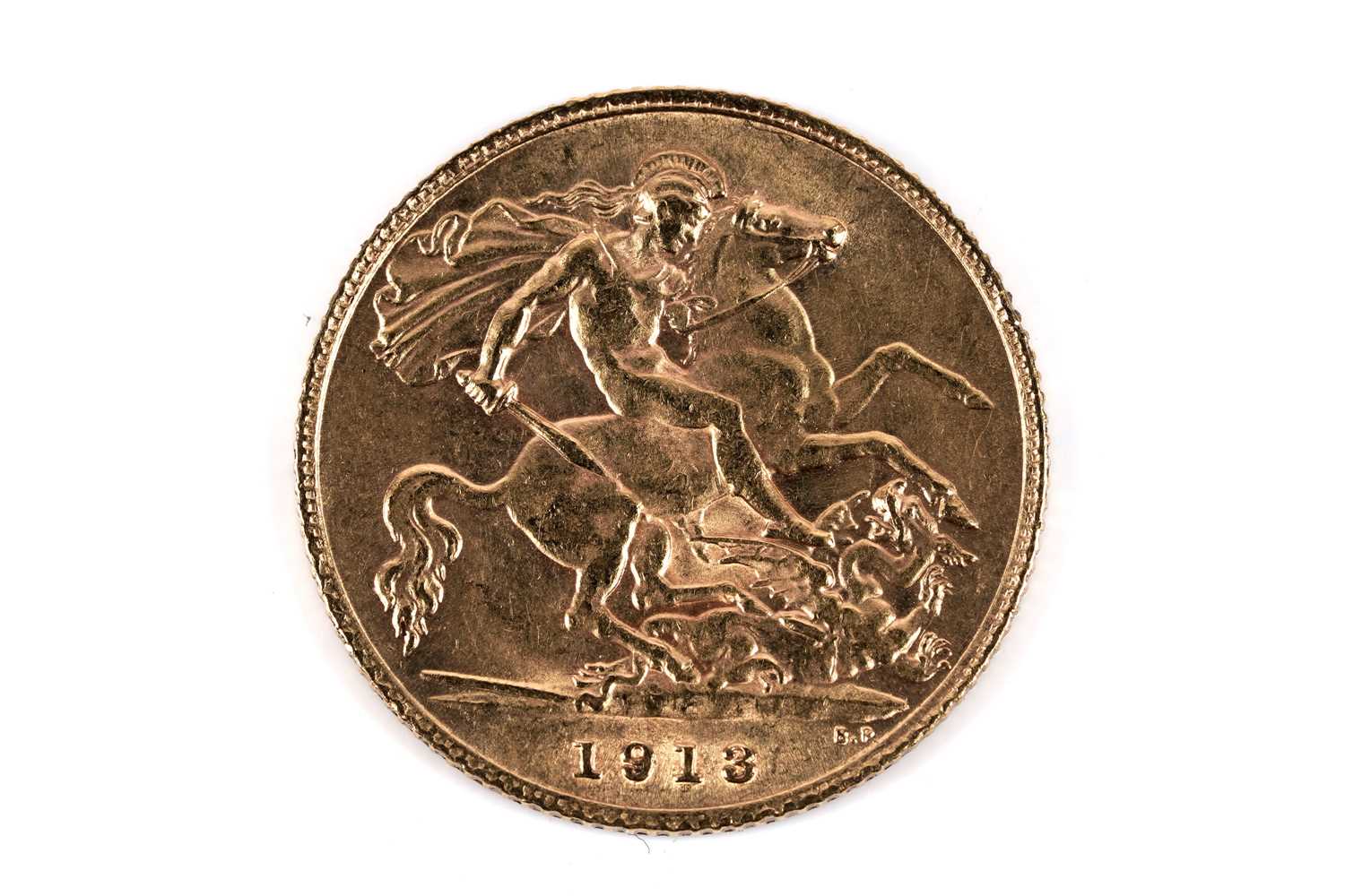 Lot 39 - A George V 1913 gold half sovereign
