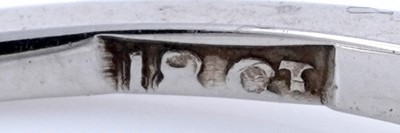 Lot 68 - A three stone diamond ring
