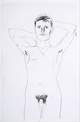 Lot 251 - David Hockney - In an Old Book | etching