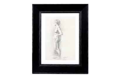 Lot 606 - Paul Reid - Fem Nude | pencil