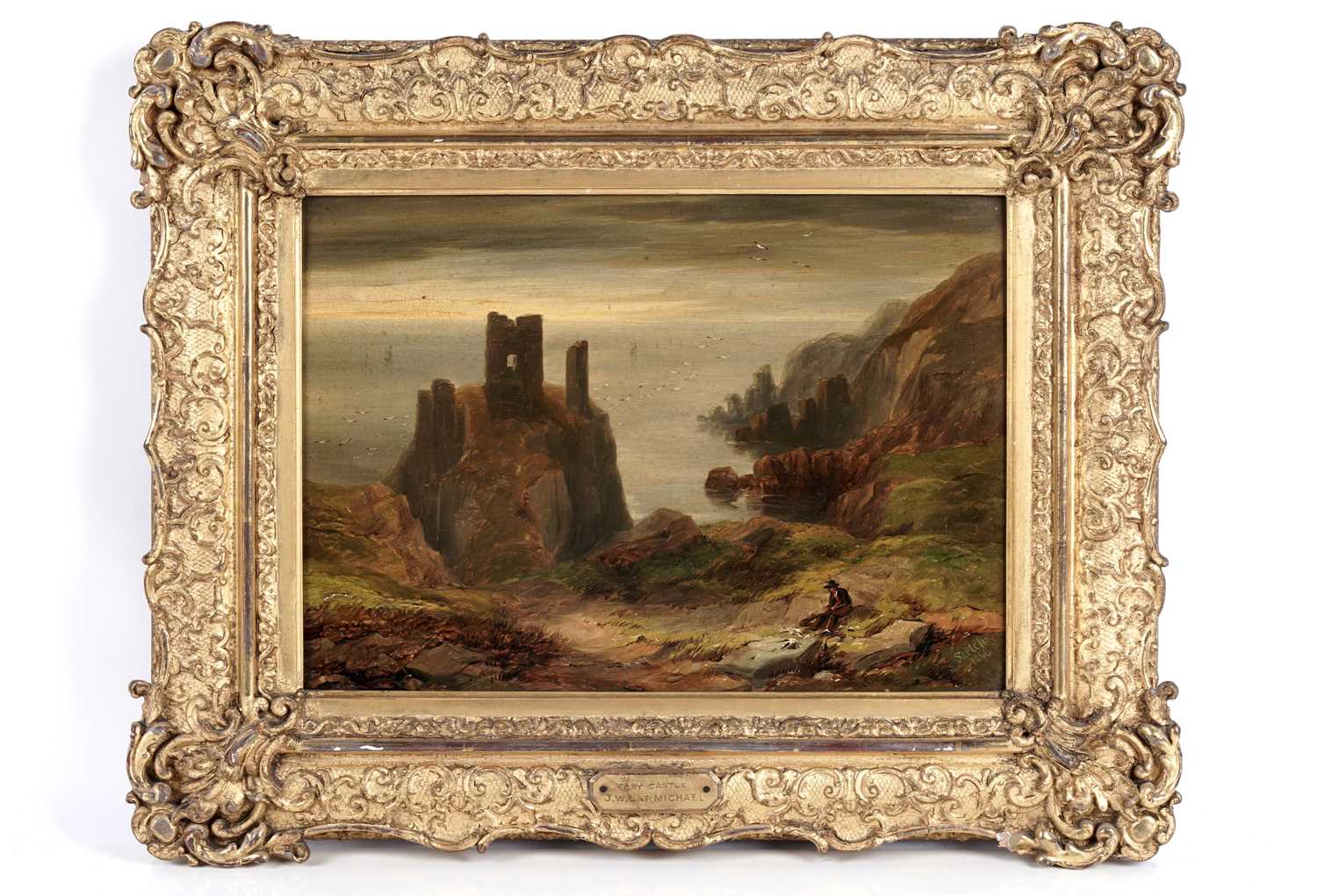 Lot 702 - John Wilson Carmichael - Fast Castle, Berwickshire | oil