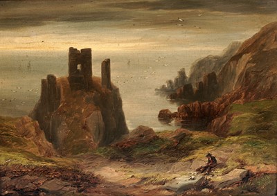 Lot 702 - John Wilson Carmichael - Fast Castle, Berwickshire | oil