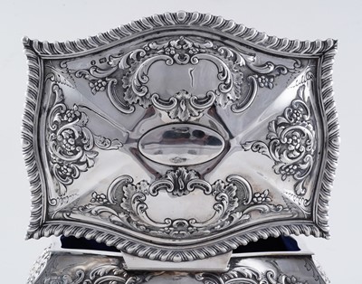 Lot 117 - Freedom of the Borough of Tynemouth casket presented to John Foster Spence