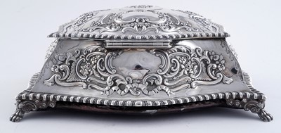 Lot 117 - Freedom of the Borough of Tynemouth casket presented to John Foster Spence