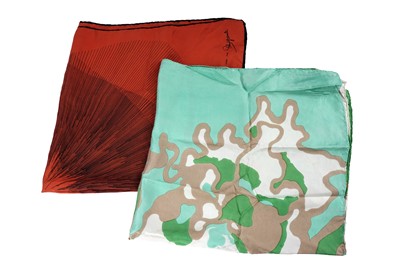 Lot 224 - Silk scarves by Balenciaga and Schiaparelli