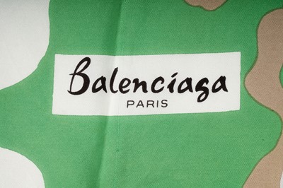 Lot 224 - Silk scarves by Balenciaga and Schiaparelli