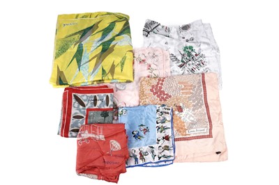 Lot 226 - A group of mid-20th Century and later scarves by Jacqmar and others