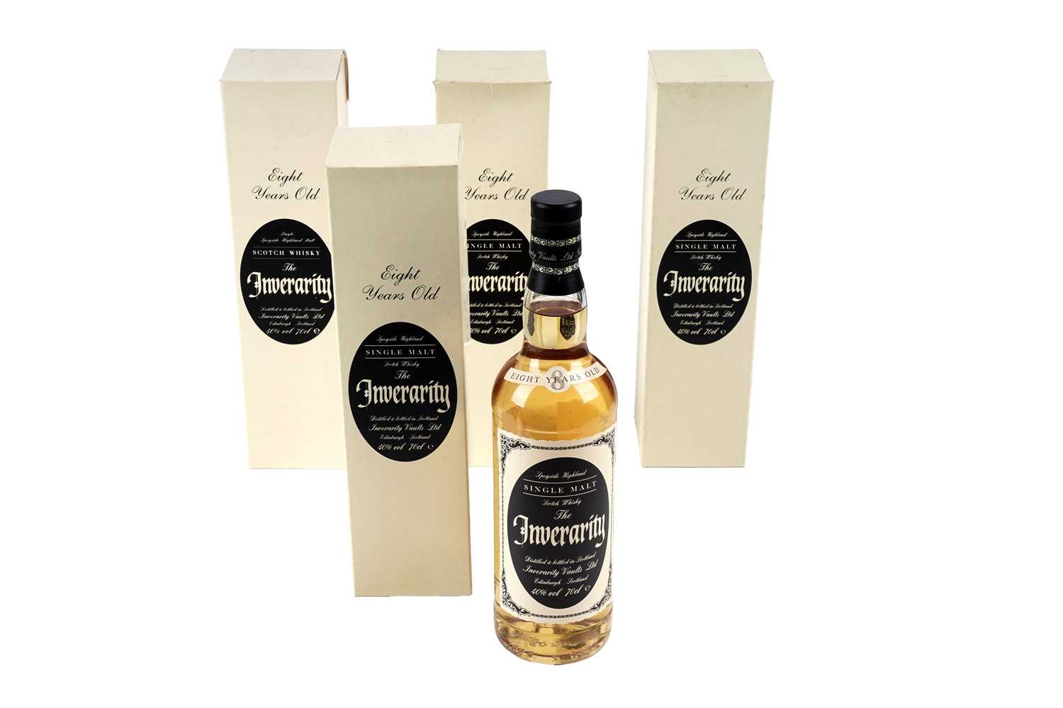 Lot 15 - Four bottles of The Inverarity Single Malt Speyside Whisky