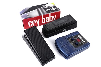 Lot 300 - A Dunlop 'Cry Baby'; and two other guitar effects-pedals